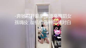 -奔驰君开豪车接漂亮舞蹈女孩嗨皮 双机位各种肉战对白精彩