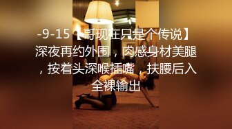 -9-15【哥现在只是个传说】深夜再约外围，肉感身材美腿，按着头深喉插嘴，扶腰后入全裸输出