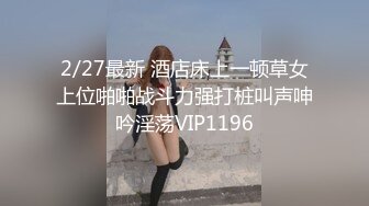 2/27最新 酒店床上一顿草女上位啪啪战斗力强打桩叫声呻吟淫荡VIP1196