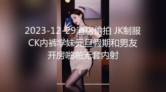 2023-12-29酒店偷拍 JK制服CK内裤学妹元旦假期和男友开房啪啪无套内射